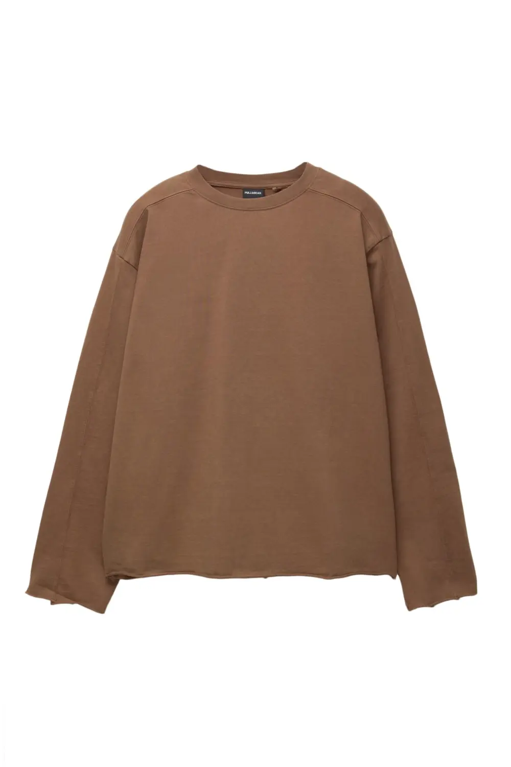 Faded T-shirt with frayed hem