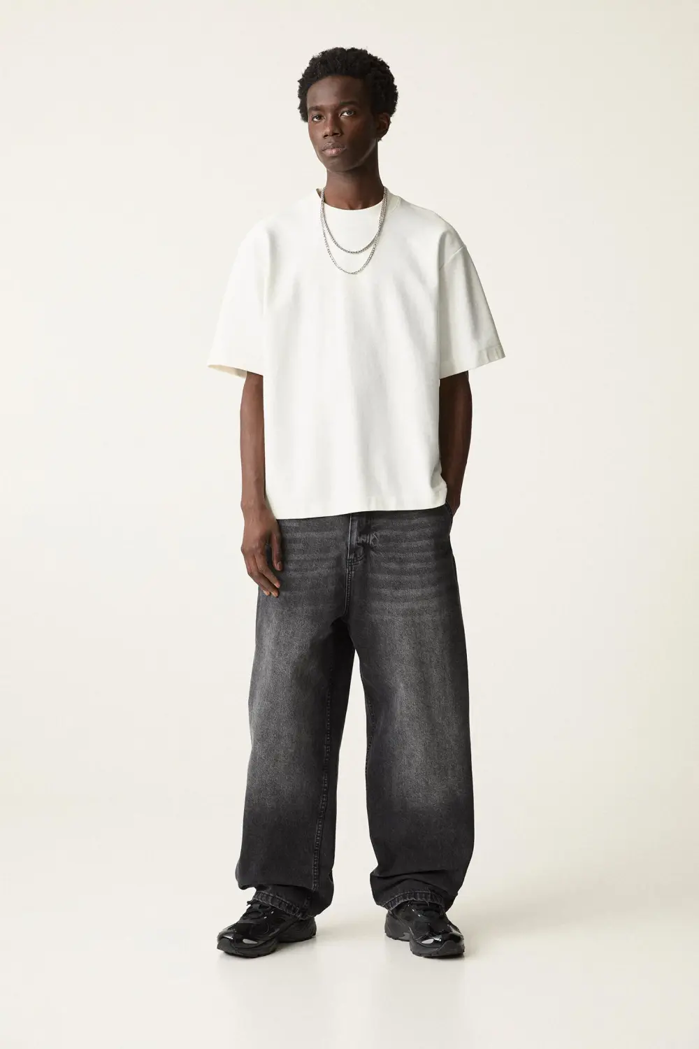Textured short sleeve sweatshirt