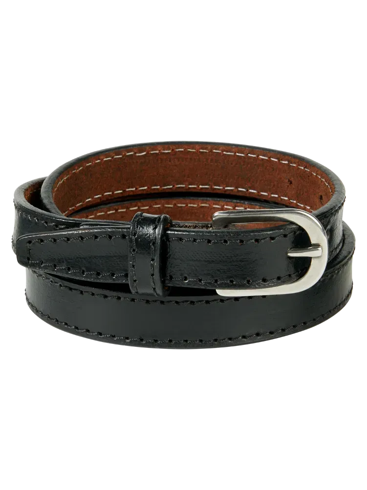 Women's Thin Leather Belt