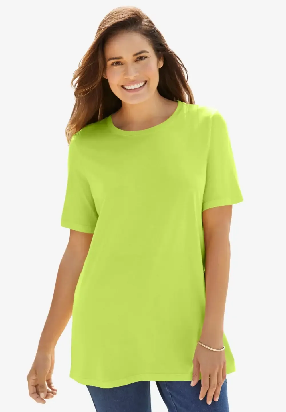 Perfect Short-Sleeve Crewneck Tee