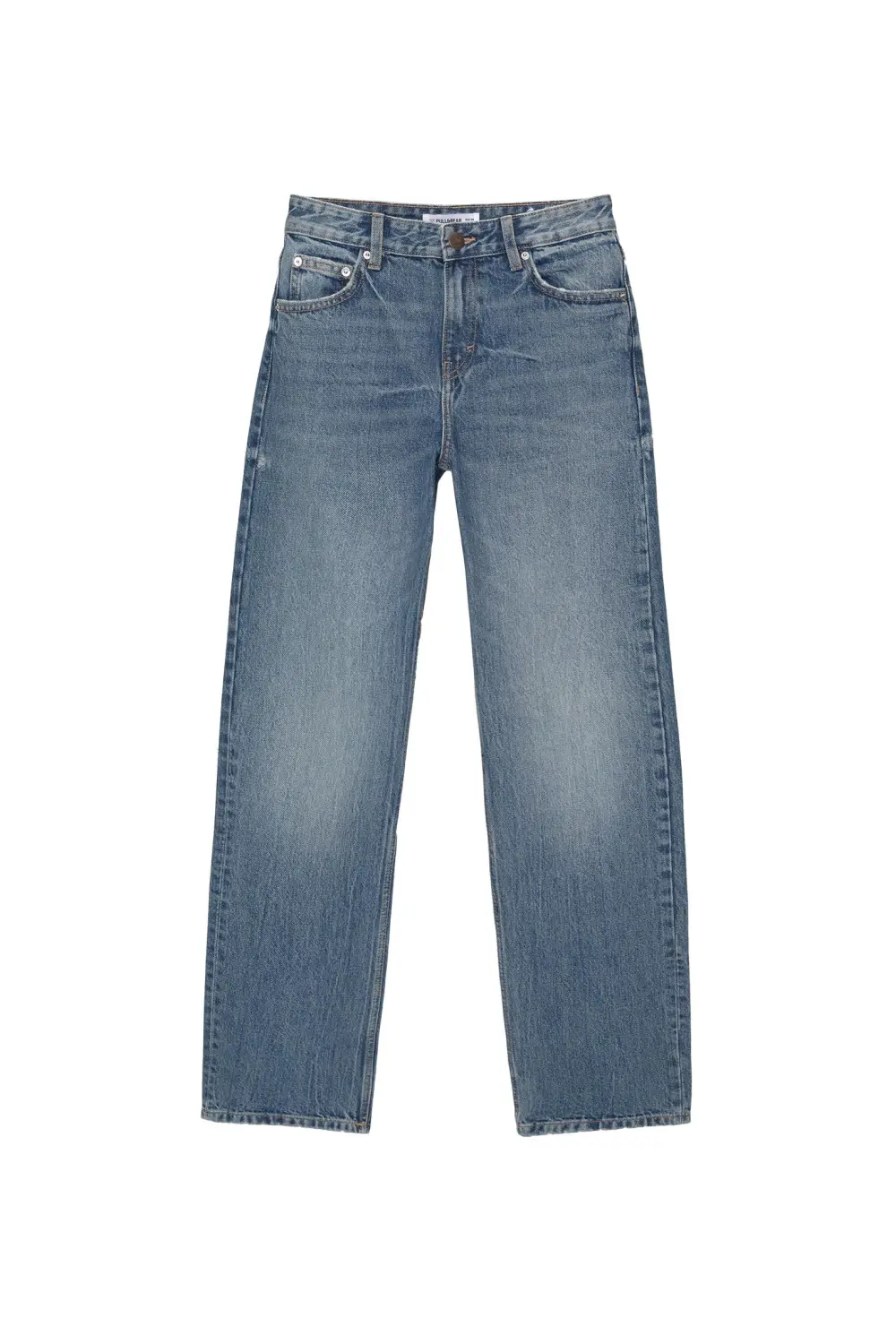Jeans rectos tiro medio