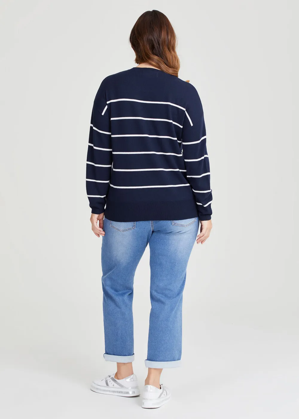 Striped Heart Jumper
