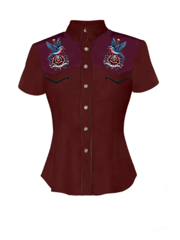 Women's Rise Or Die Trying Western Shirt