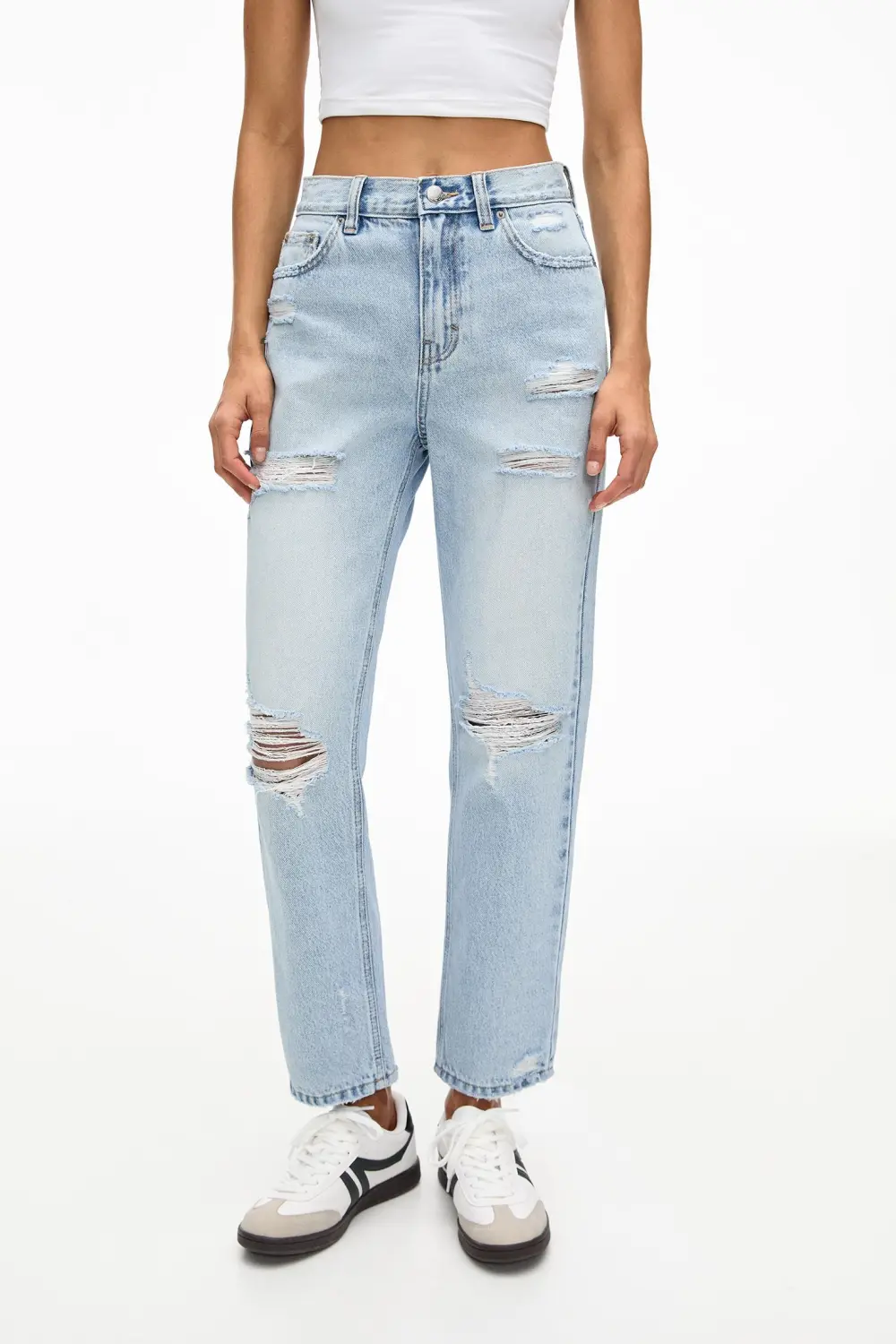 Jeans mom rotos