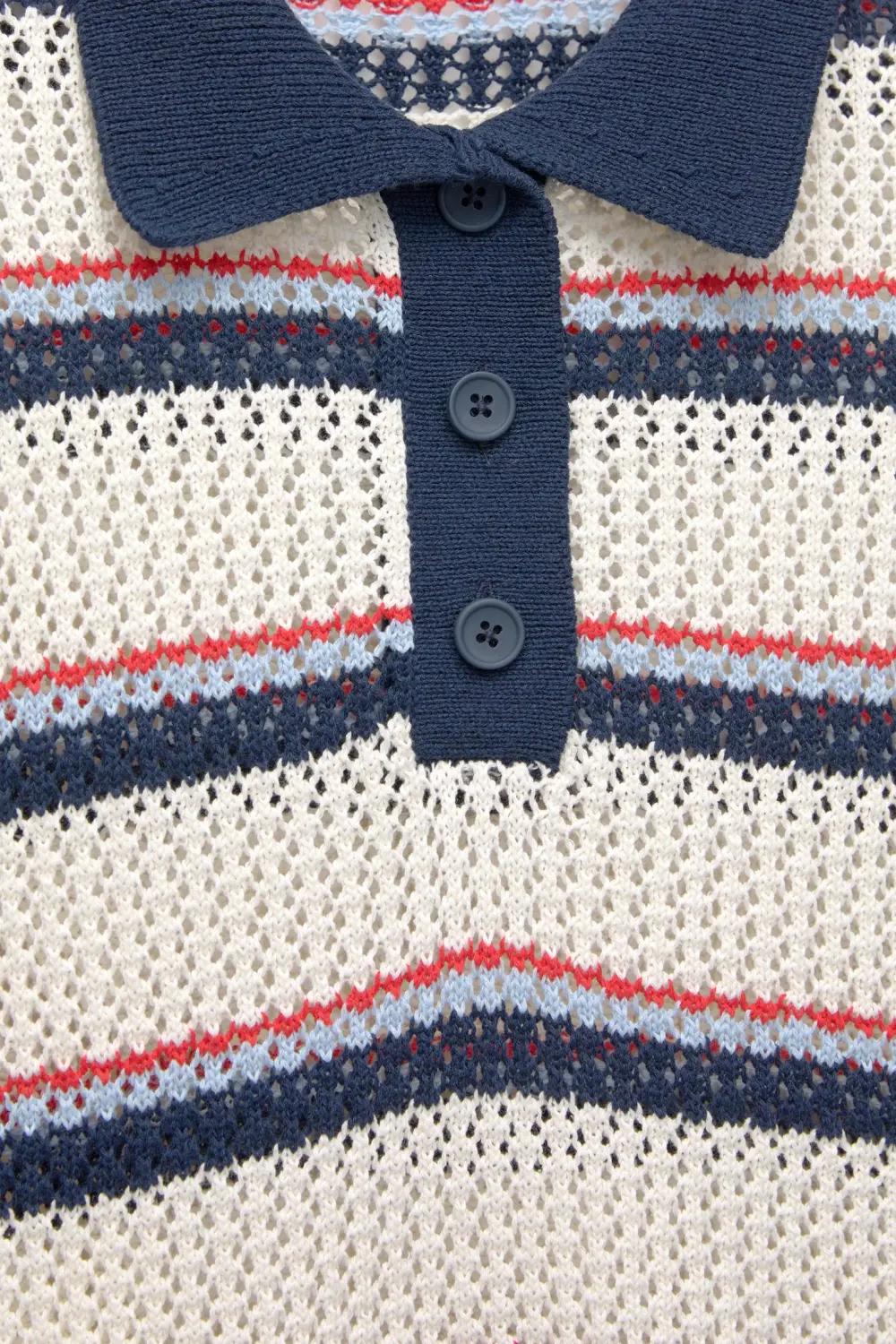 Polo rayas crochet