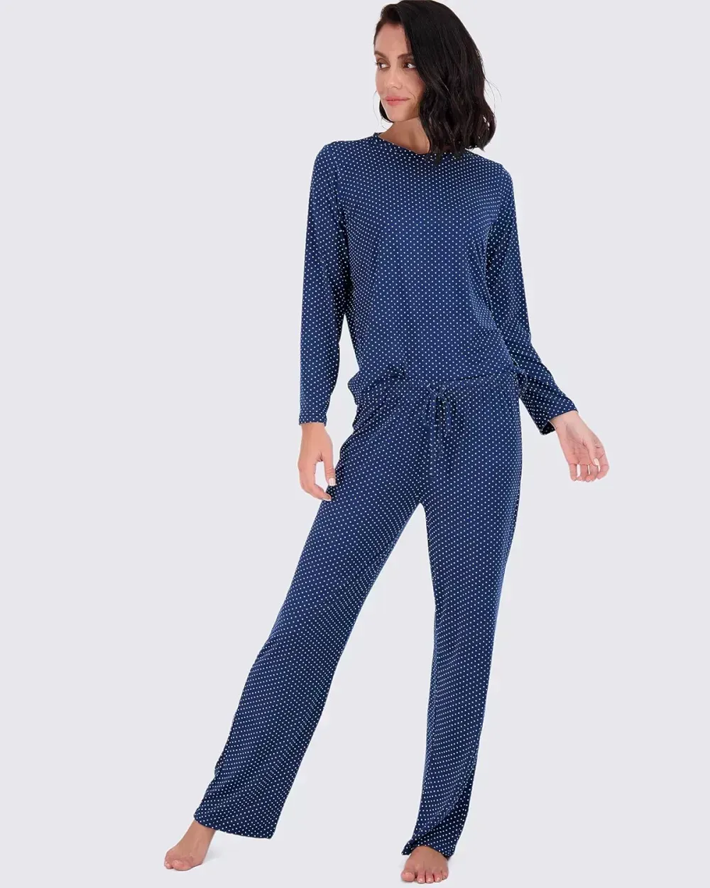 2 Pack: Women’s Pajama Set Super-Soft Short & Long Sleeve Top With Pants (Available In Plus Size)