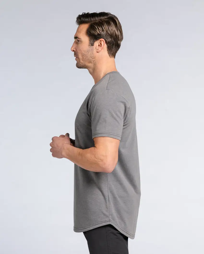 Drop-Cut V-Neck: Lux