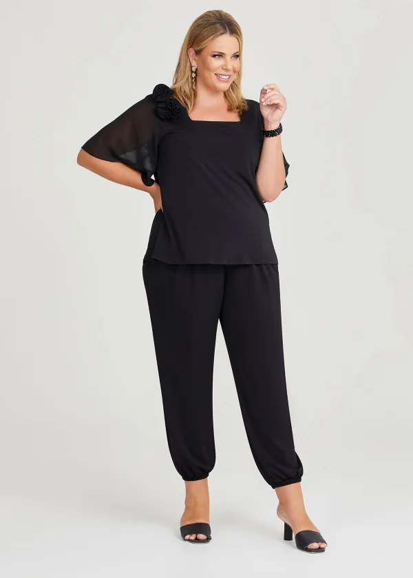 Corsage Party Top