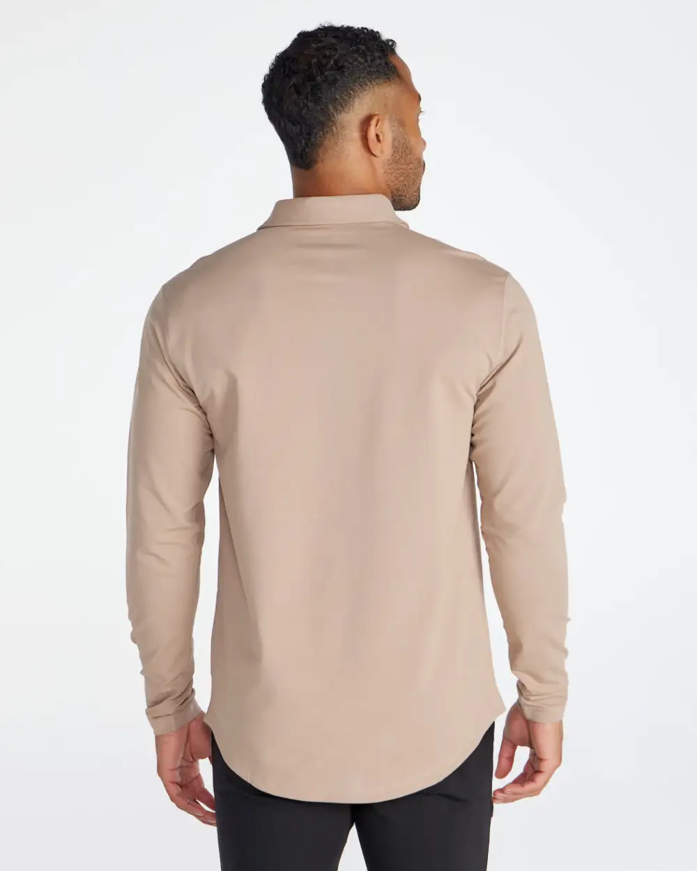 Drop-Cut Long Sleeve: Lux Polo