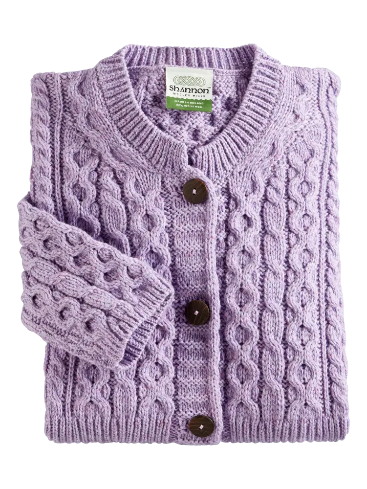 Women's Irish Wool A-Line Cardigan