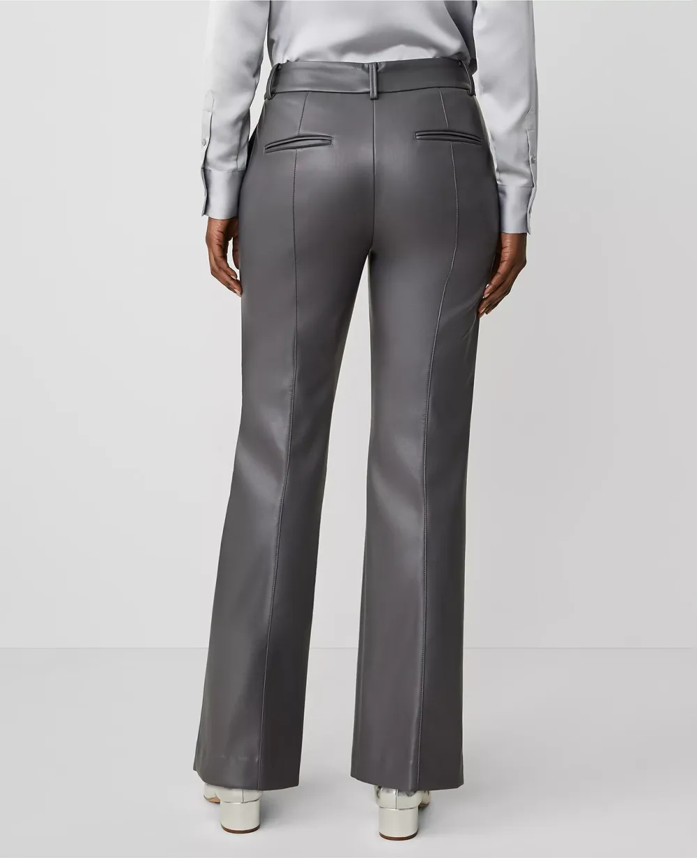 The Petite Faux Leather Trouser