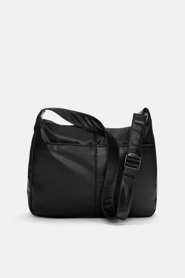 Bolso shopper cross efecto piel