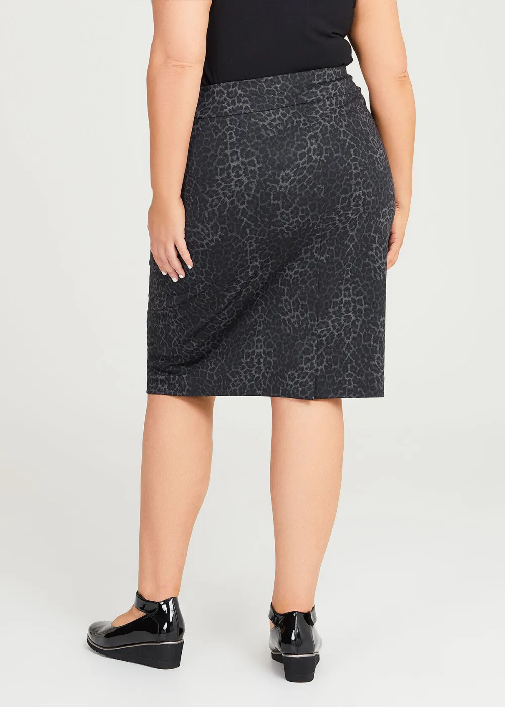 Ponte Animal Midi Skirt