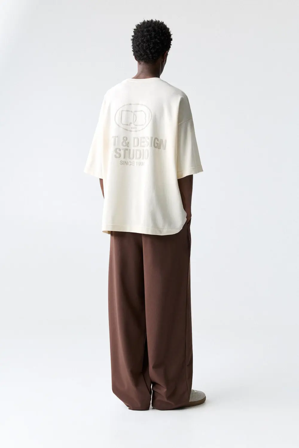 Short sleeve logo sweatshirt