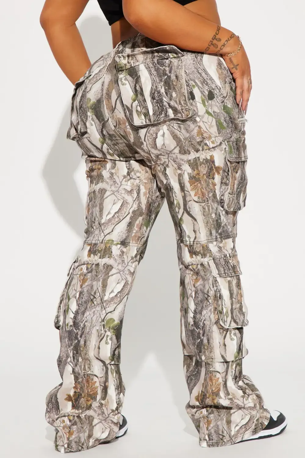 Sneak Attack Non Stretch Camo Cargo Jean - Taupe/combo