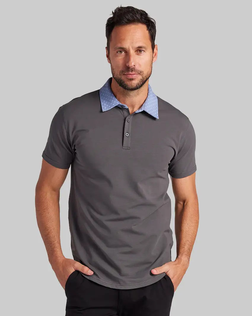 Drop-Cut: Lux Dotted Polo