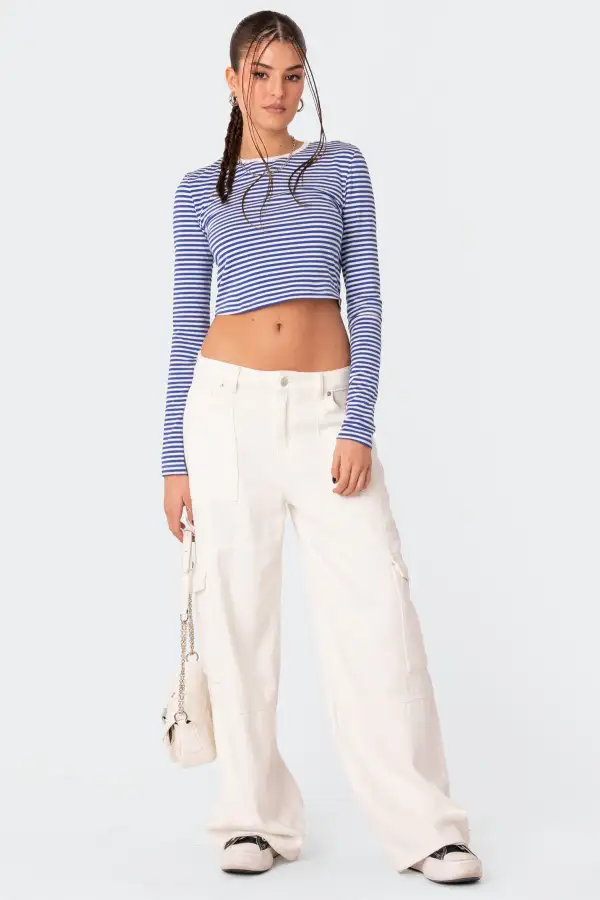 Montie Striped Long Sleeve T-Shirt