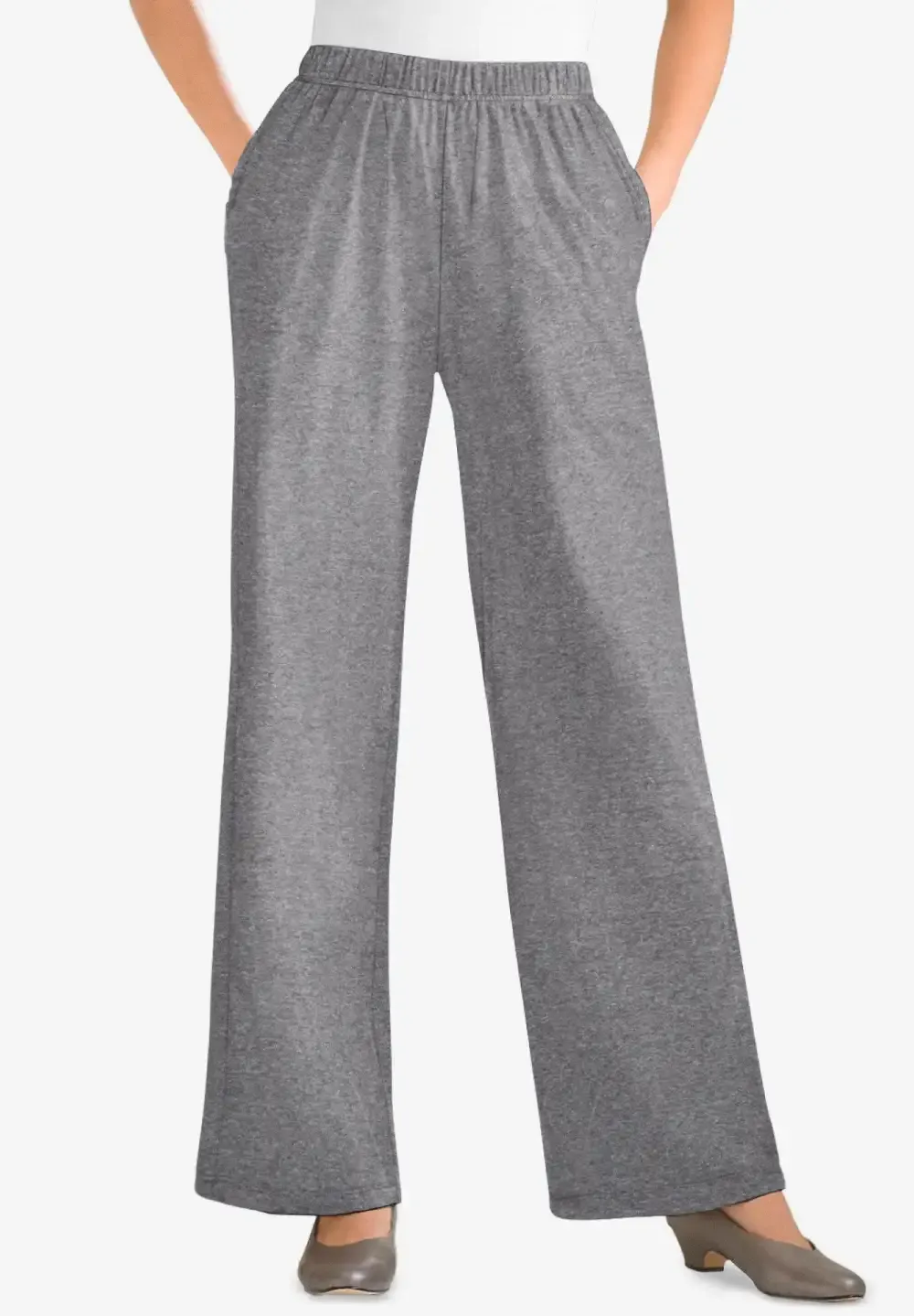 7-Day Knit Wide-Leg Pant