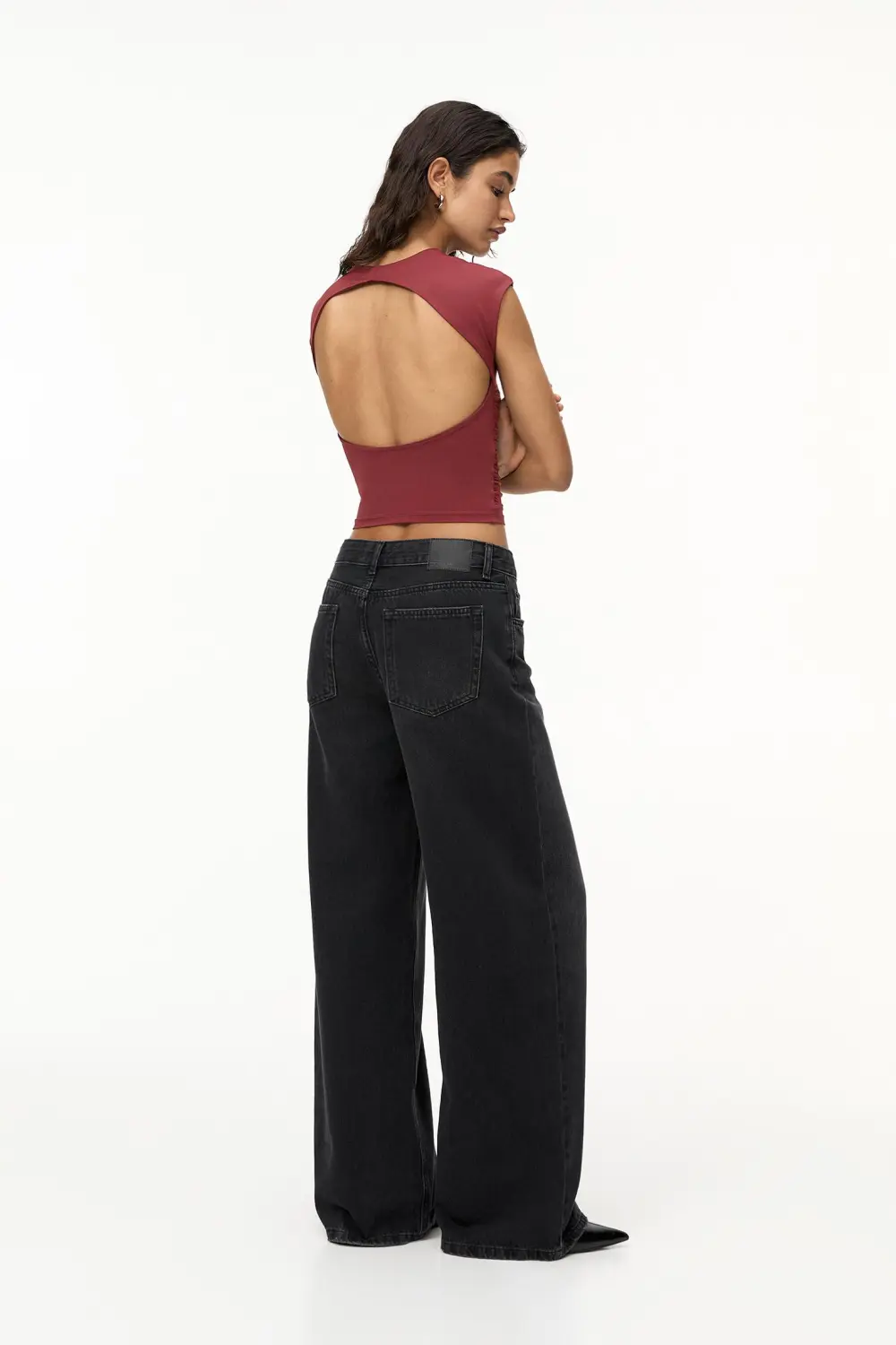 Polyamide cut-out top