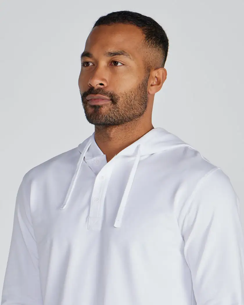 Drop-Cut: Lux Hooded Henley