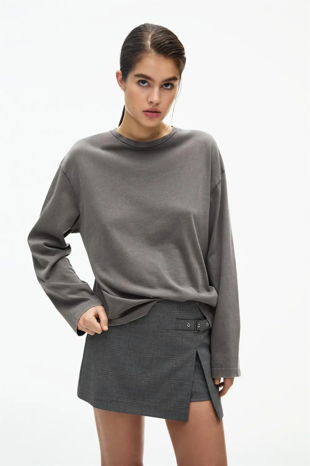 Camiseta manga larga oversize