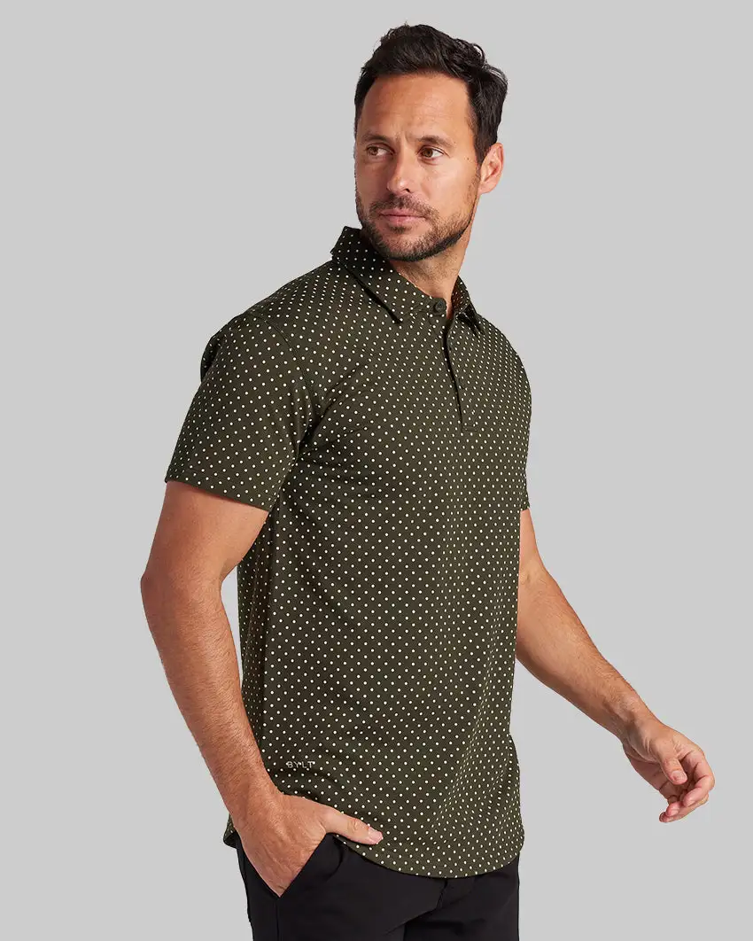 Drop-Cut: Lux Dotted Polo
