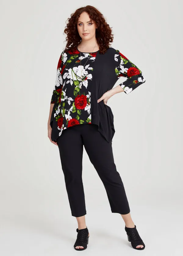 Rose Spliced Top