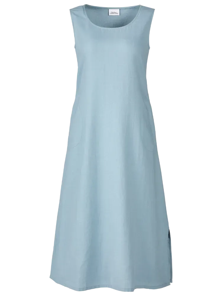 Easy Comfort Linen/Rayon Sleeveless Popover Dress