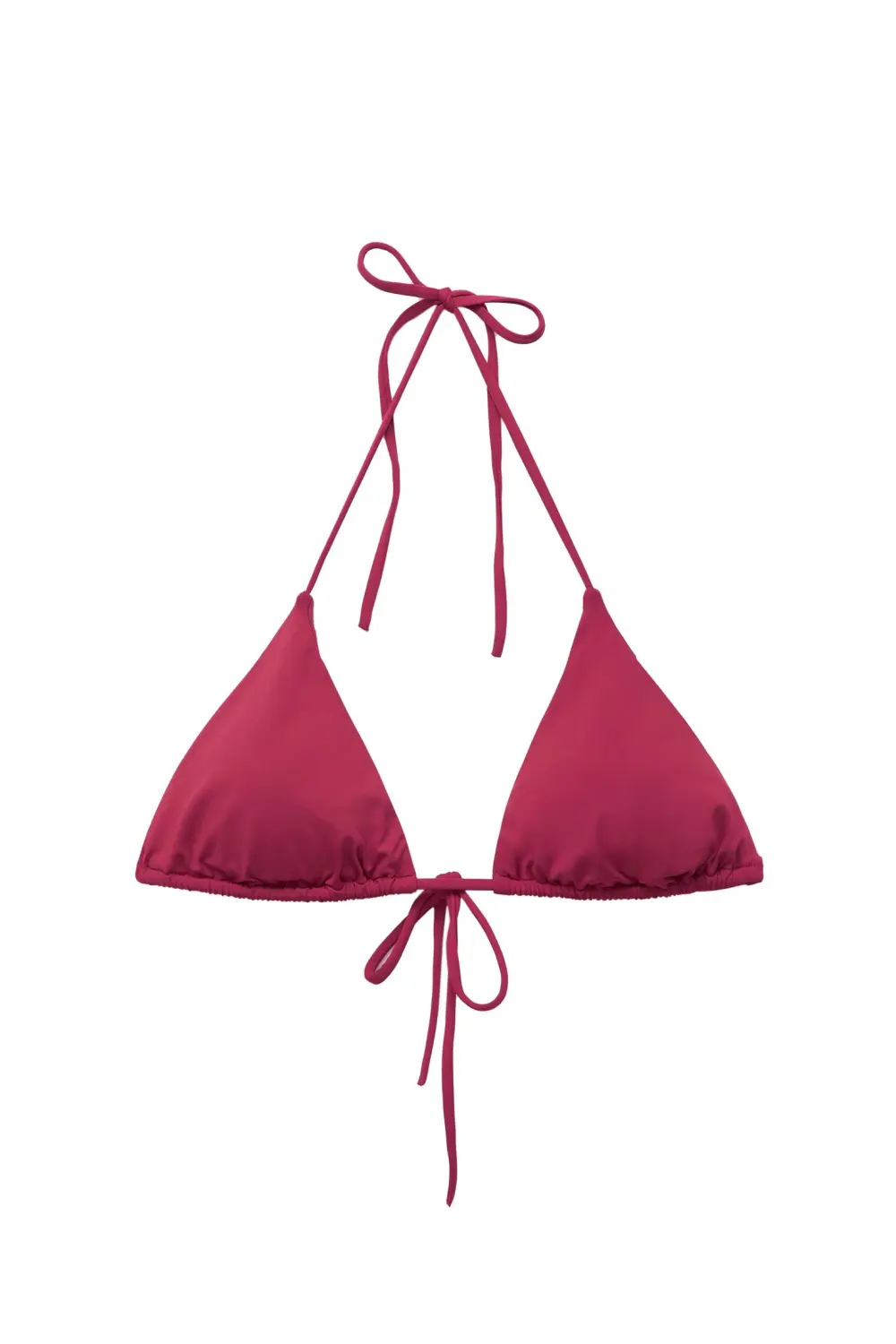 Triangle bikini top
