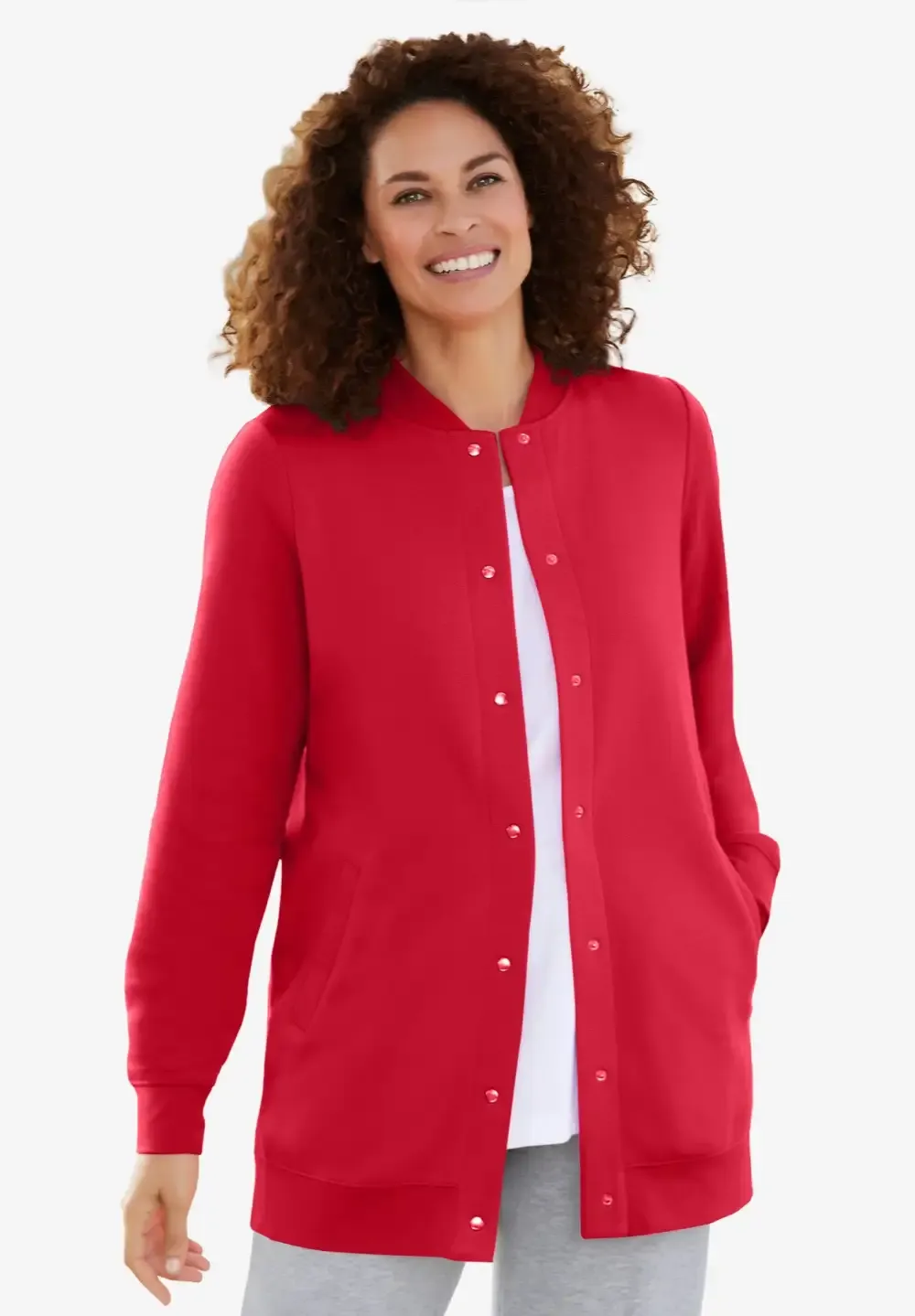 Fleece Baseball Jacket