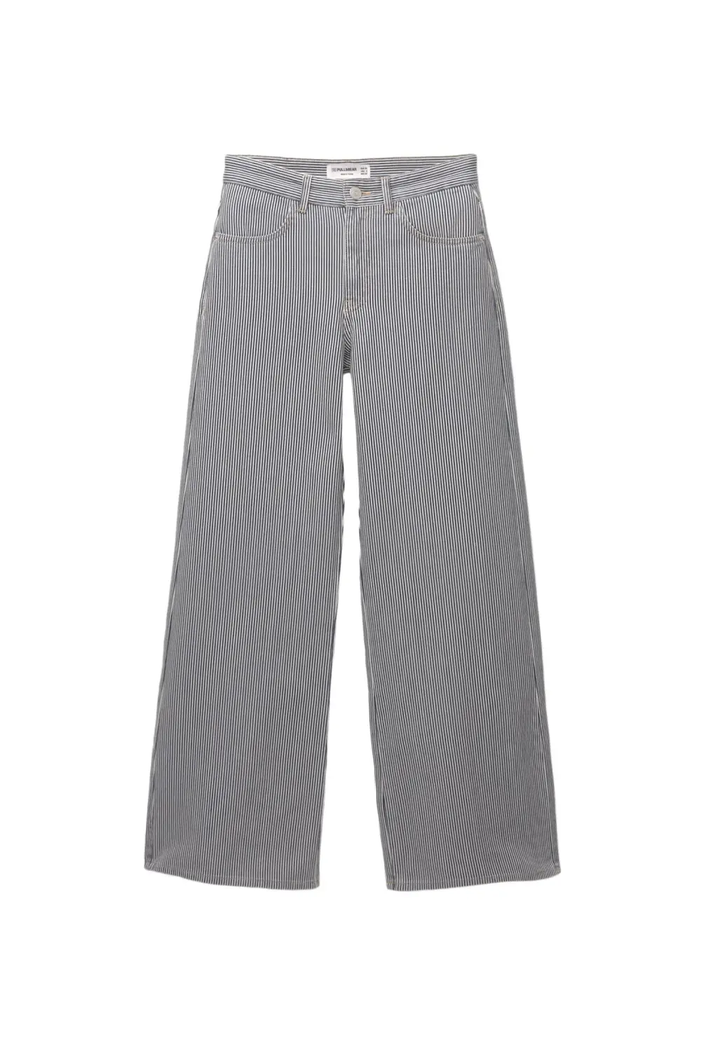 Jeans wide leg rayas
