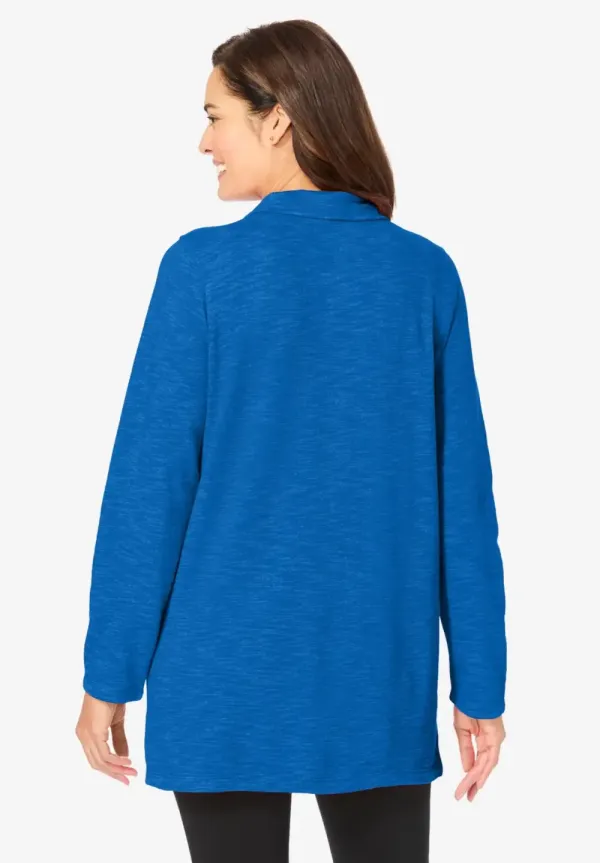 French Terry Quarter-Zip Sweatshirt