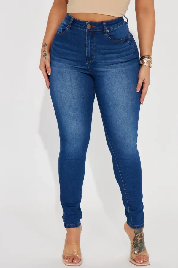 Hard To Resist Stretch Skinny Jean - Dark Wash