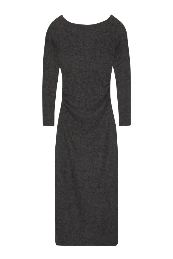 Vestido midi punto
