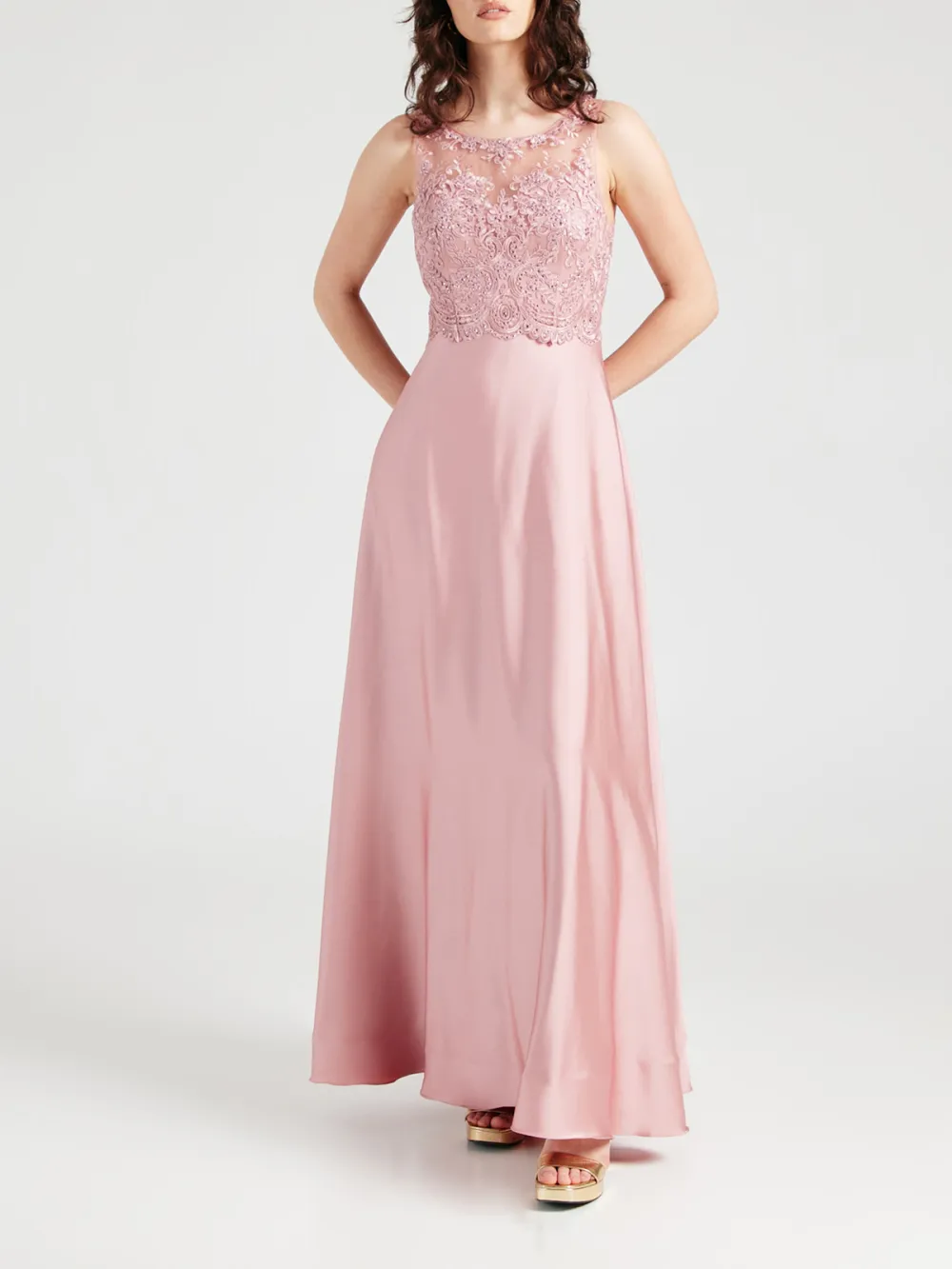 Lace Casual Style Sleeveless Dress