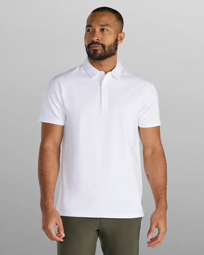 Lux Split Hem Polo