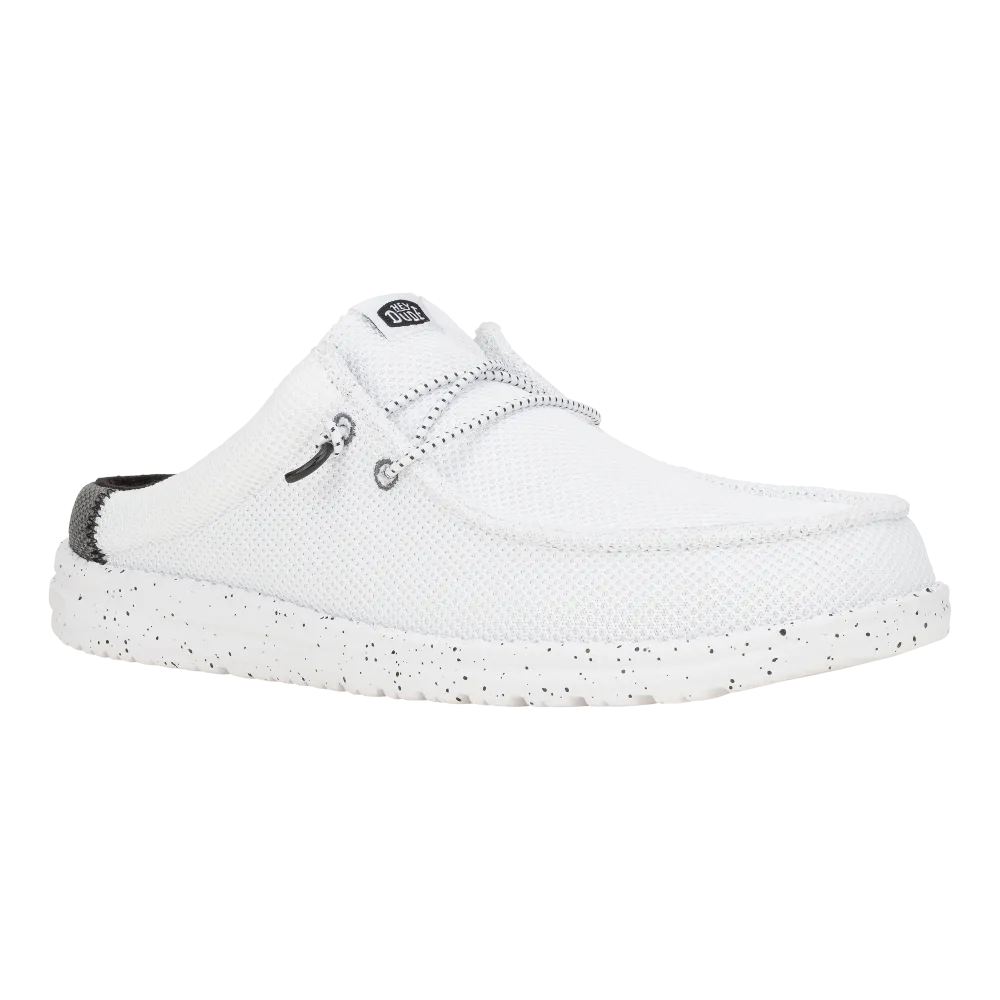Wally Slip Varsity - White/Black
