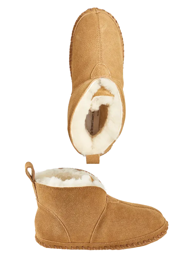Women's Sheepskin Soft-Bottom Booties