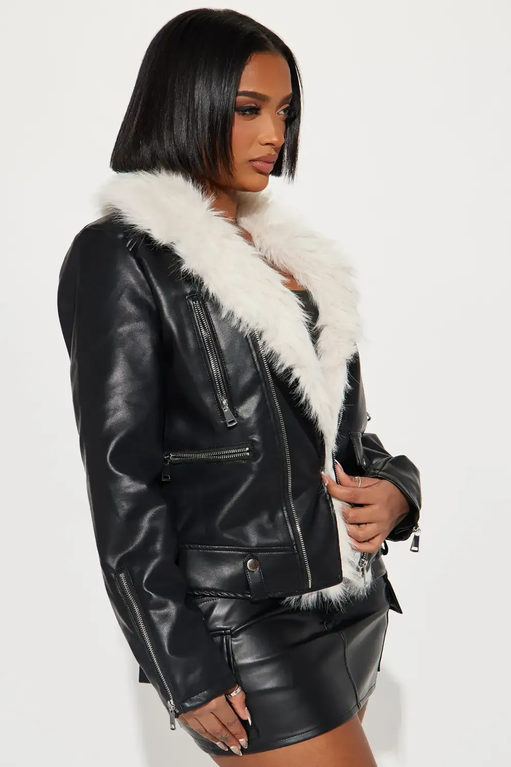 Cozy On The Inside Moto Jacket - Black