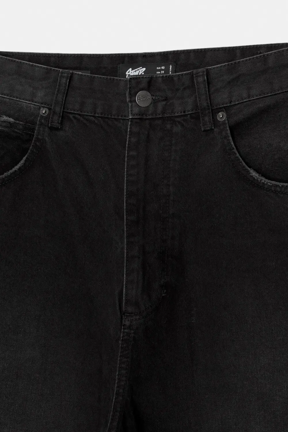 Super baggy washed finish jeans
