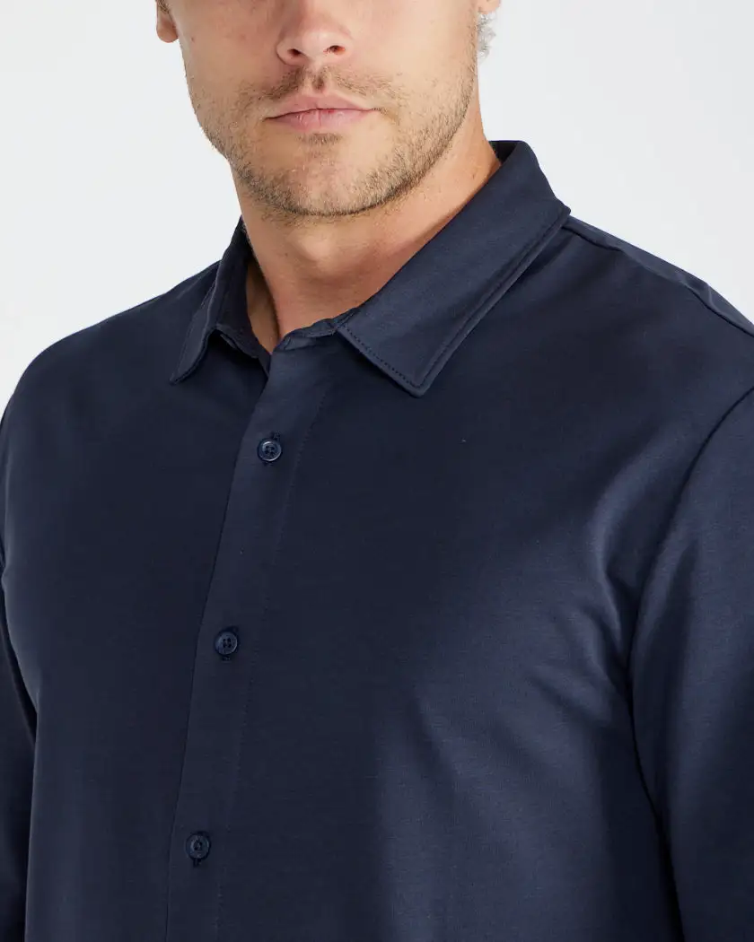Lux Long Sleeve Button Down