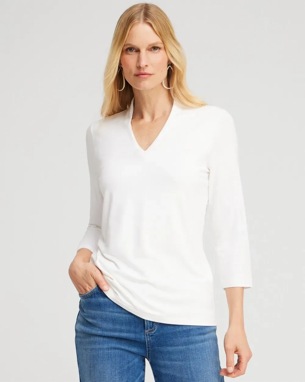 Touch of CoolTM 3/4 Sleeve Tee
