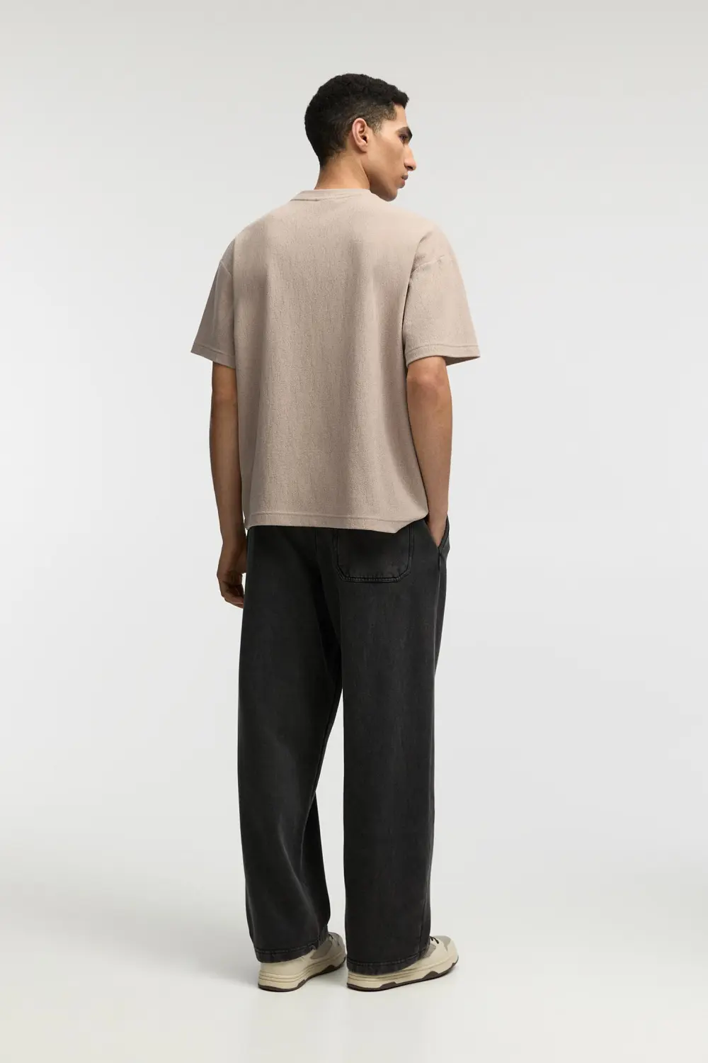 Textured T-shirt