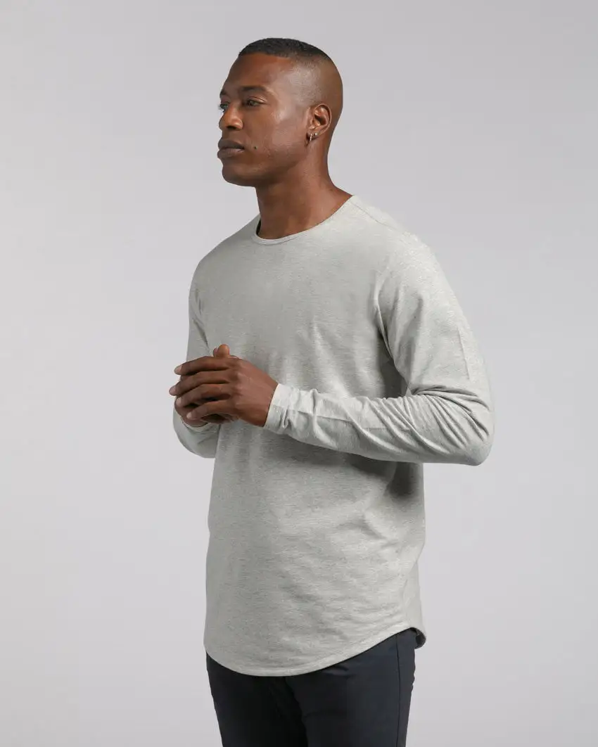 Drop-Cut Long Sleeve: Lux