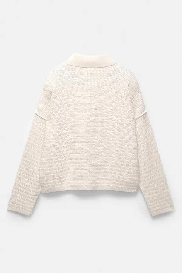 Jersey oversize cuello polo