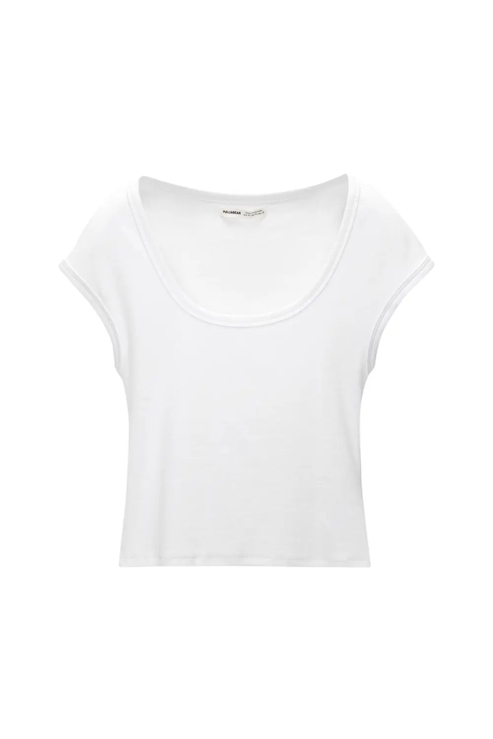 Ribbed short sleeve T-shirt
