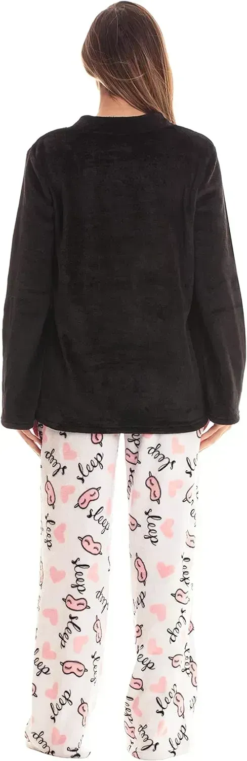Plush Pajama Sets for Women