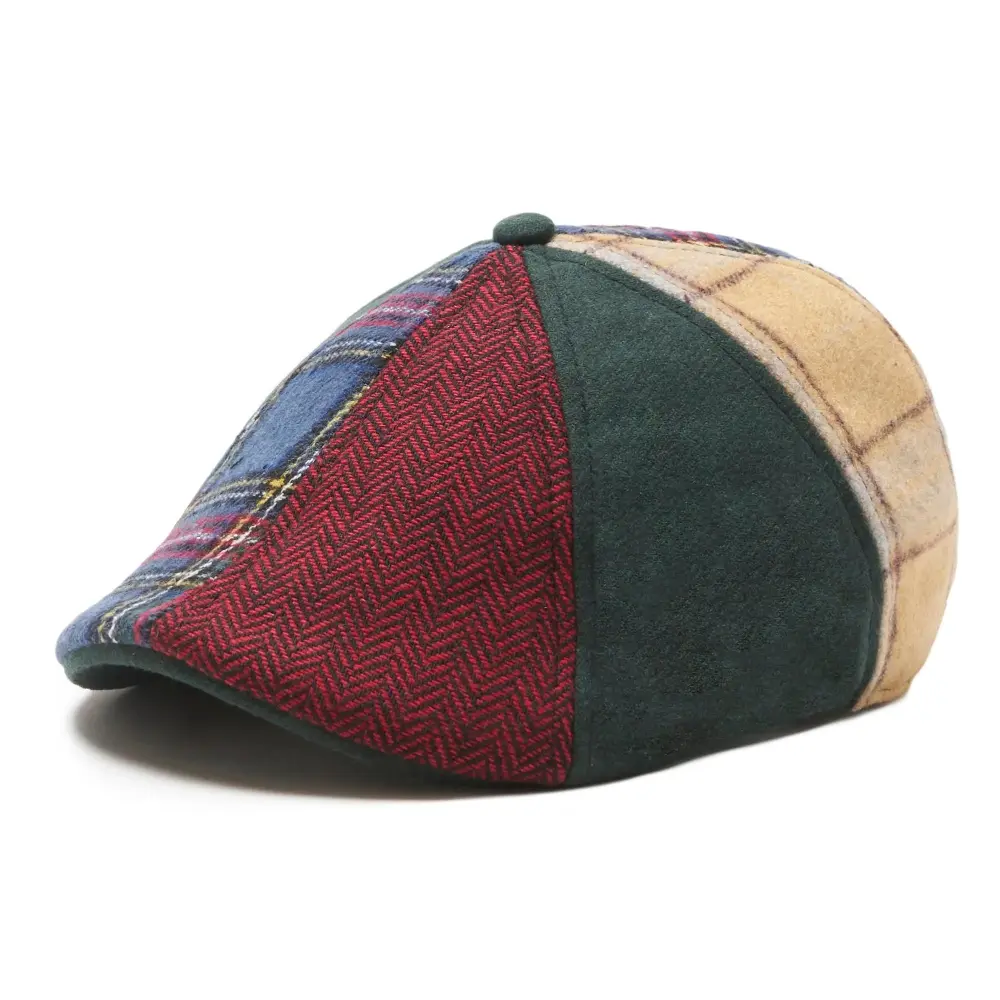 The Nutcracker Boston Scally Cap - Holly & Pine Plaid