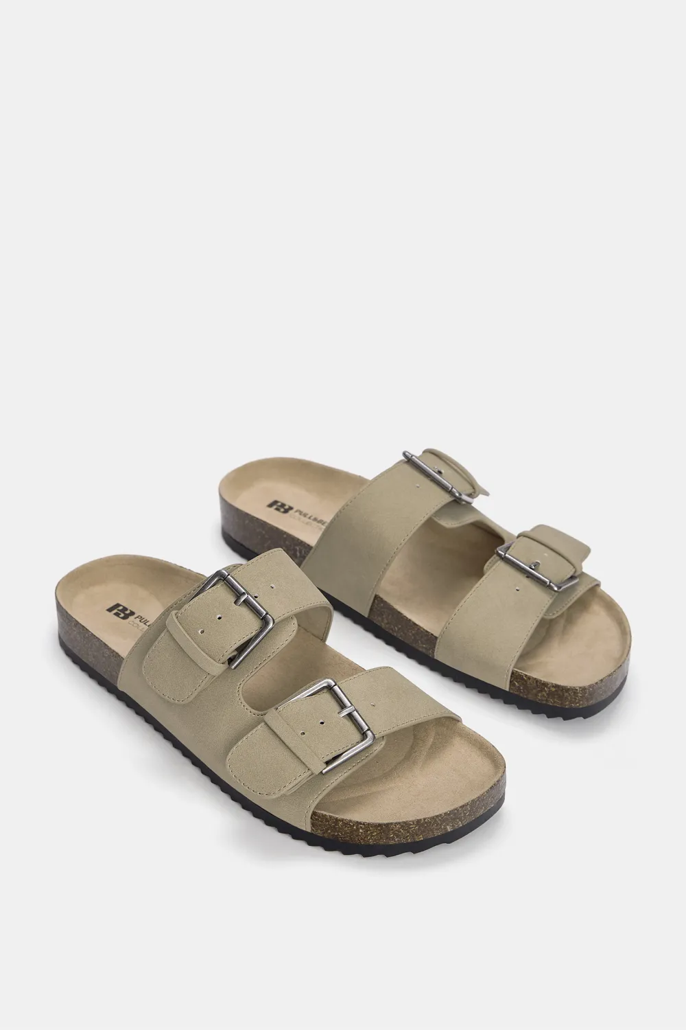 Sandalias planas hebillas