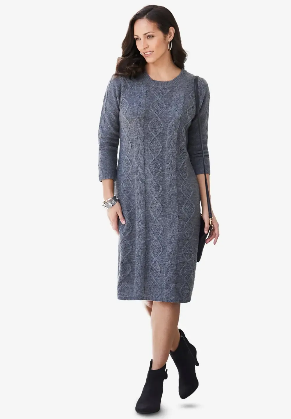 Cable Sweater Dress